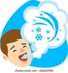 Breath Cartoon Images, Stock Photos &amp; Vectors | Shutterstock