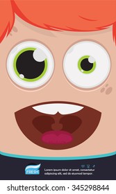 Fresh breath vector illustration
