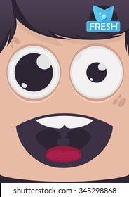 Fresh breath vector illustration