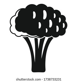 Fresh broccoli icon. Simple illustration of fresh broccoli vector icon for web design isolated on white background