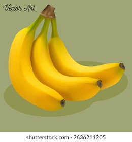 fresh bunch of ripe bananas fruits