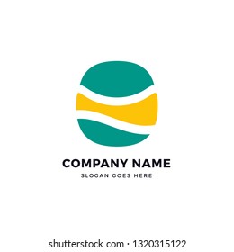 Fresh Burger vector logo icon design template. abstract logotype concept element sign shape.