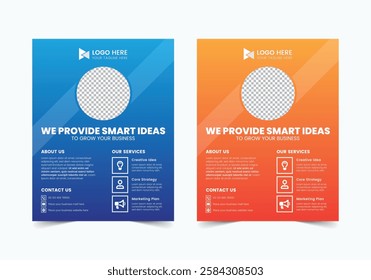 Fresh Business Flyer Template | CMYK | US Letter | Print Ready | 0.125 Bleed
