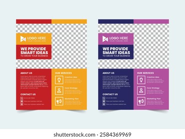 Fresh Business Flyer Template | CMYK | US Letter | Print Ready | 0.125 Bleed
