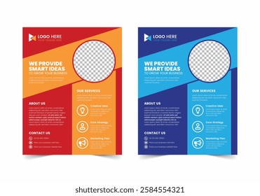 Fresh Business Flyer Template | CMYK | US Letter | Print Ready | 0.125 Bleed
