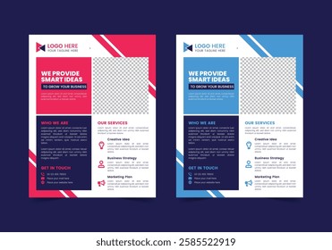 Fresh Business Flyer Template | CMYK | US Letter | Print Ready | 0.125 Bleed
