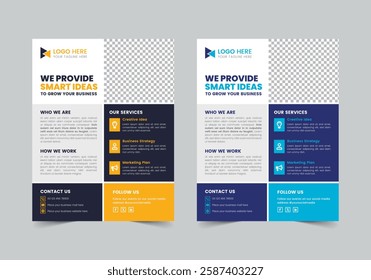 Fresh Business Flyer Template | CMYK | US Letter | Print Ready | 0.125 Bleed
