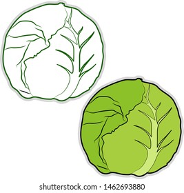 Basura fresca, ilustración, vector sobre fondo blanco.