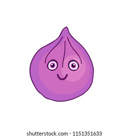 Fresh cartoon fruit vector