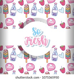 So fresh cartoons background