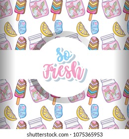 So fresh cartoons background