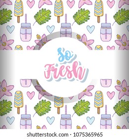 So fresh cartoons background