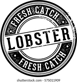 Fresh Catch Lobster Seafood Sign