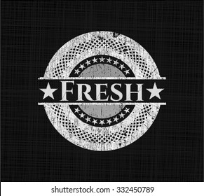 Fresh chalk emblem