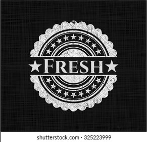 Emblema fresco de pizarra