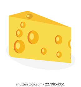 fresh cheese piece icon .