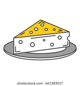 fresh cheese piece icon