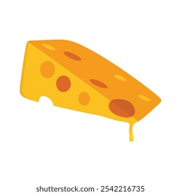 Fresh cheese vector illustration design or dairy product Vector illustration design yellow color with white background 