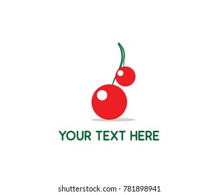 fresh cherry logo design