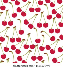 fresh cherry pattern background