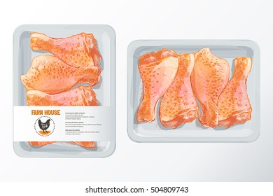 Download Chicken Package Mockup High Res Stock Images Shutterstock