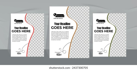 fresh chocolate milkshake flyer design template and fast food restaurant menu