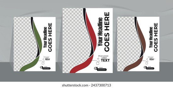 fresh chocolate milkshake flyer design template and fast food restaurant menu