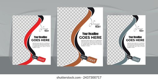 fresh chocolate milkshake flyer design template and fast food restaurant menu