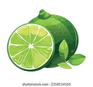 Fresh citrus slices, ripe and juicy icon isolated