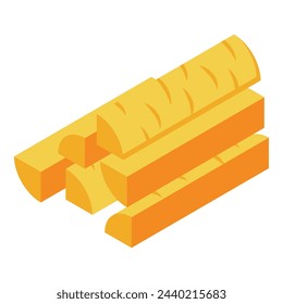 Fresh clean carrot icon isometric vector. Juice food. Drink organic