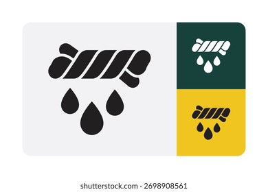 Frische und saubere Icon Design für Wäsche-, Reinigungs- und Hygiene-Projekte mit einer einfachen Ästhetik perfekt für jede moderne Markenidentität