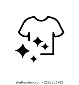 Fresh clean laundry vector illustration on white background..eps