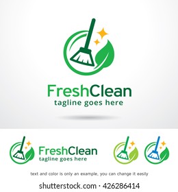 Fresh Clean Logo Template Design Vector 