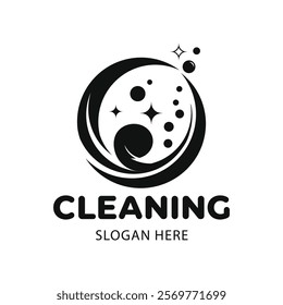 Fresh and Clean Logo Vector Template – Editable Design for Your Cleaning Service