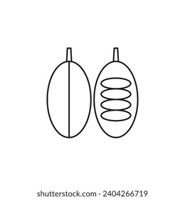fresh cocoa vector type icon