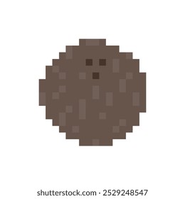 fresh coconut drink pixel art