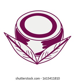 fresh coconut fruit isolated icon vector illustration design
