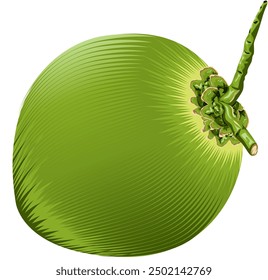 Fresh coconut is a tropical fruit with many benefits