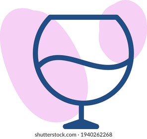 Fresh coctail, illustration, vector on a white background