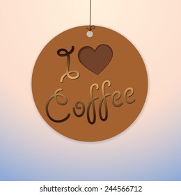 FRESH COFFEE - Vector drop down