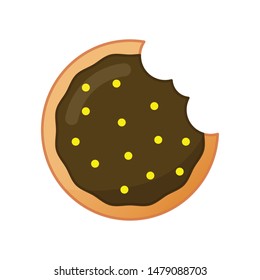Fresh Color Donut Icon Vector Design Template