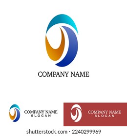 Diseño visual con logotipo fresco y colorido 2D