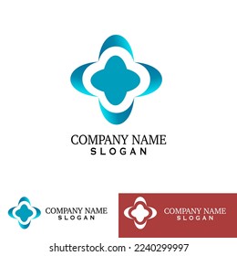 Fresh and colorful logo visual design 2D