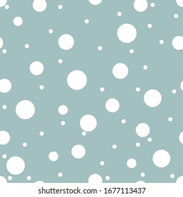 Fresh colors dot blue background.seamless pattern.