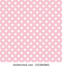 Fresh colors dot pink background.seamless pattern.