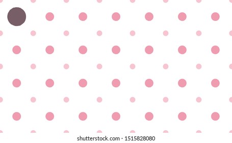 Fresh colors dot white background.