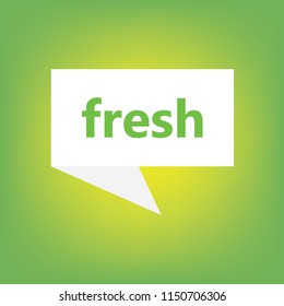 fresh concept- vector illustration