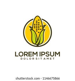fresh corn logo design