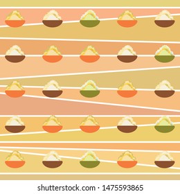 Fresh cottage cheese, dairy products, vector background