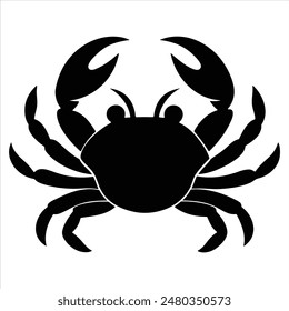Fresh crab icon. Simple illustration of fresh crab vector icon